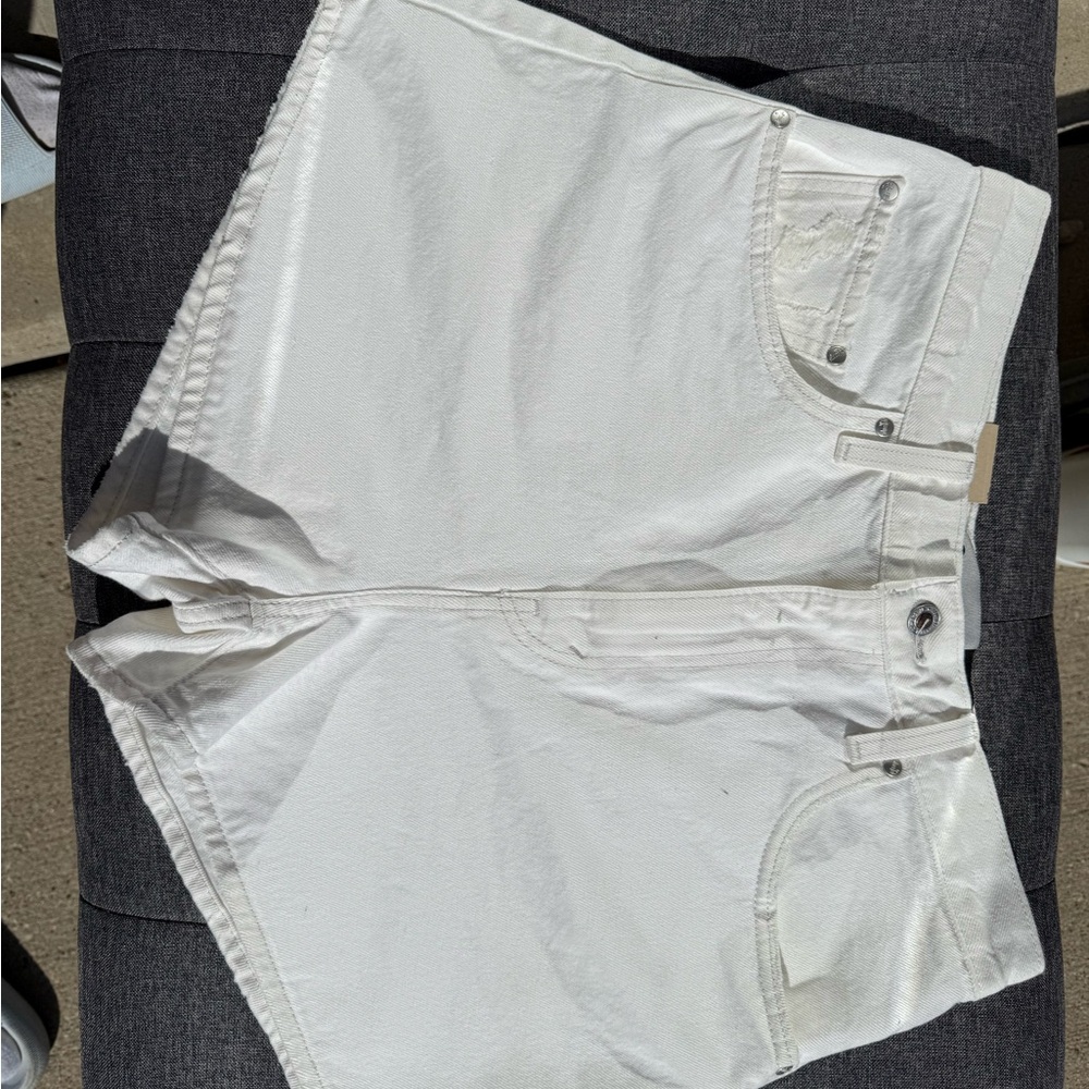 Levi's Silvertab White Denim Shorts